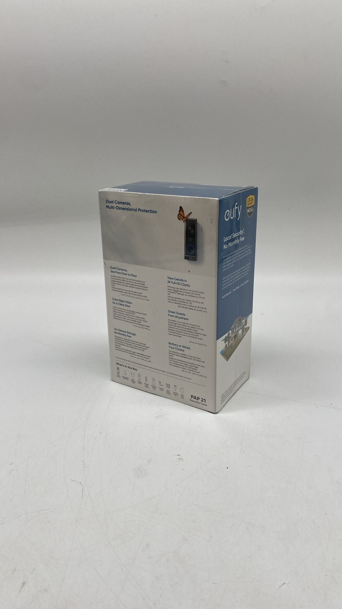 🔔 eufy Video Türklingel E340 – Dual Kamera 2K, Paketerkennung, neu