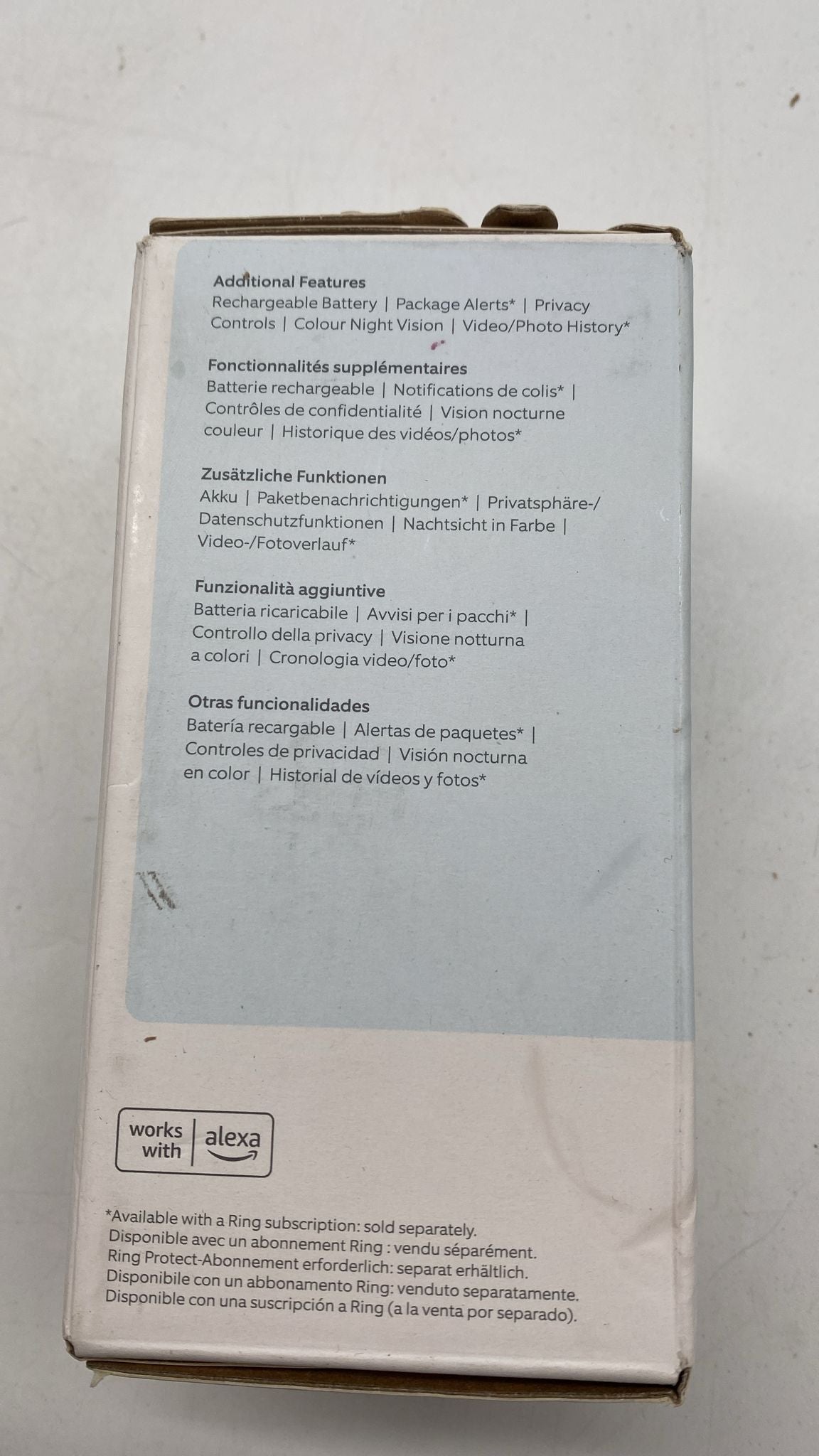 🔔 Ring Akku Videotürklingel Battery Video Doorbell Nickel matt – neu