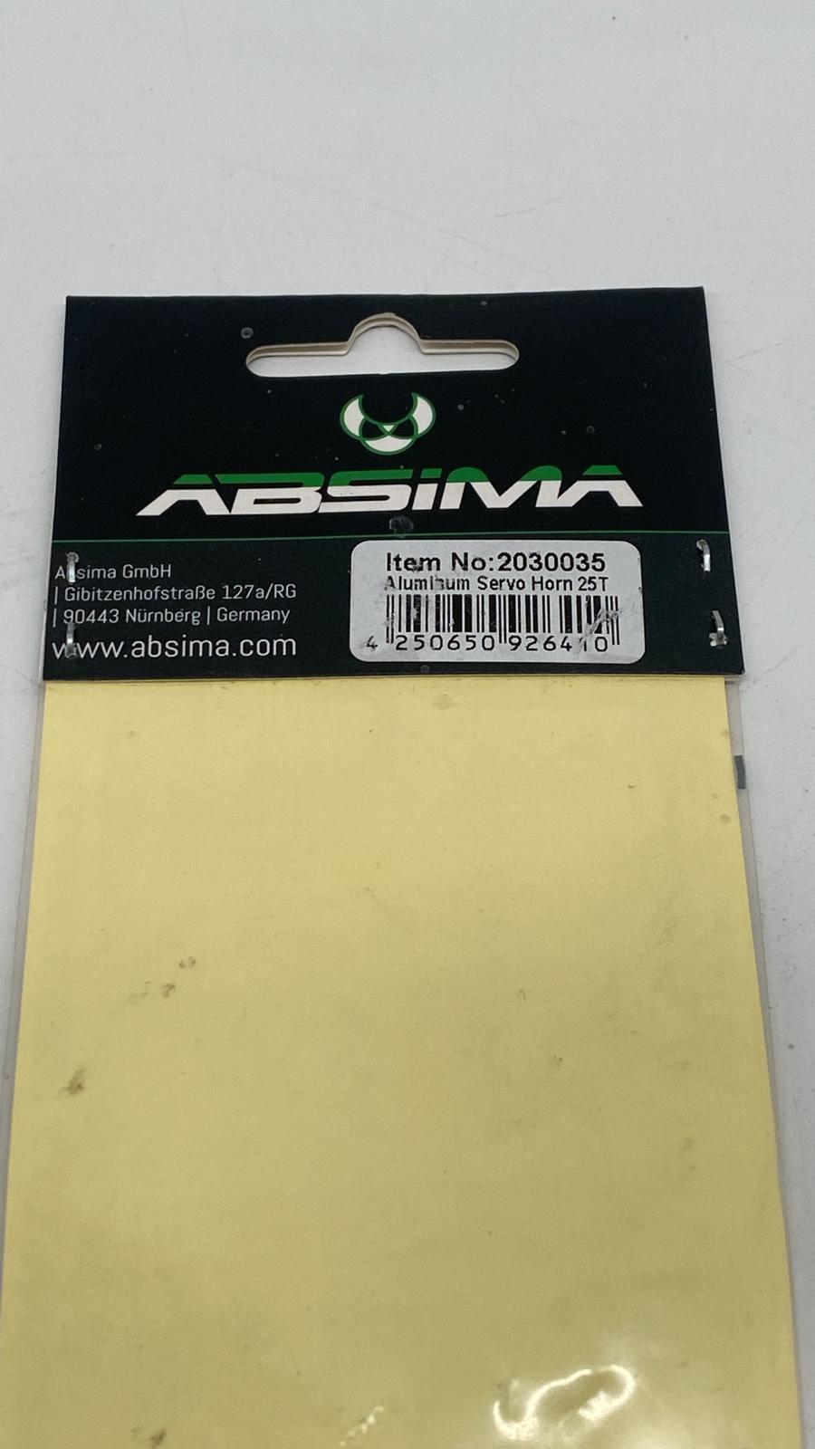 🔧 Absima 2030035 Aluminium Servo Horn 25Z – RC Zubehör - neu