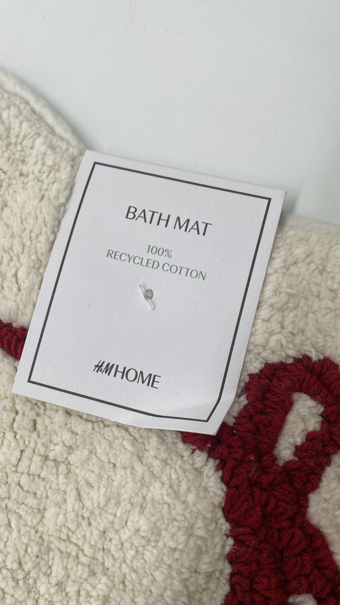 🛁 H&M Badematte 50x70 cm – Wellenkante weich & stilvoll - neu