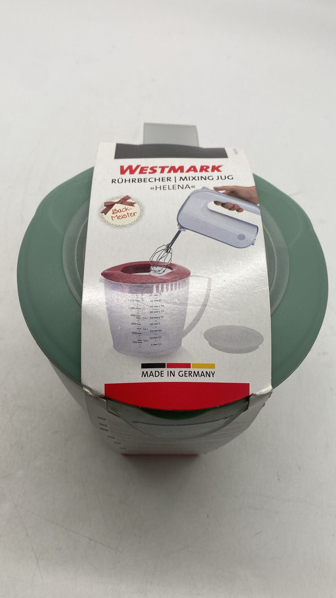 🥣 Westmark Rührbecher 1,4L – Helena Messbecher mit Deckel mint - neu
