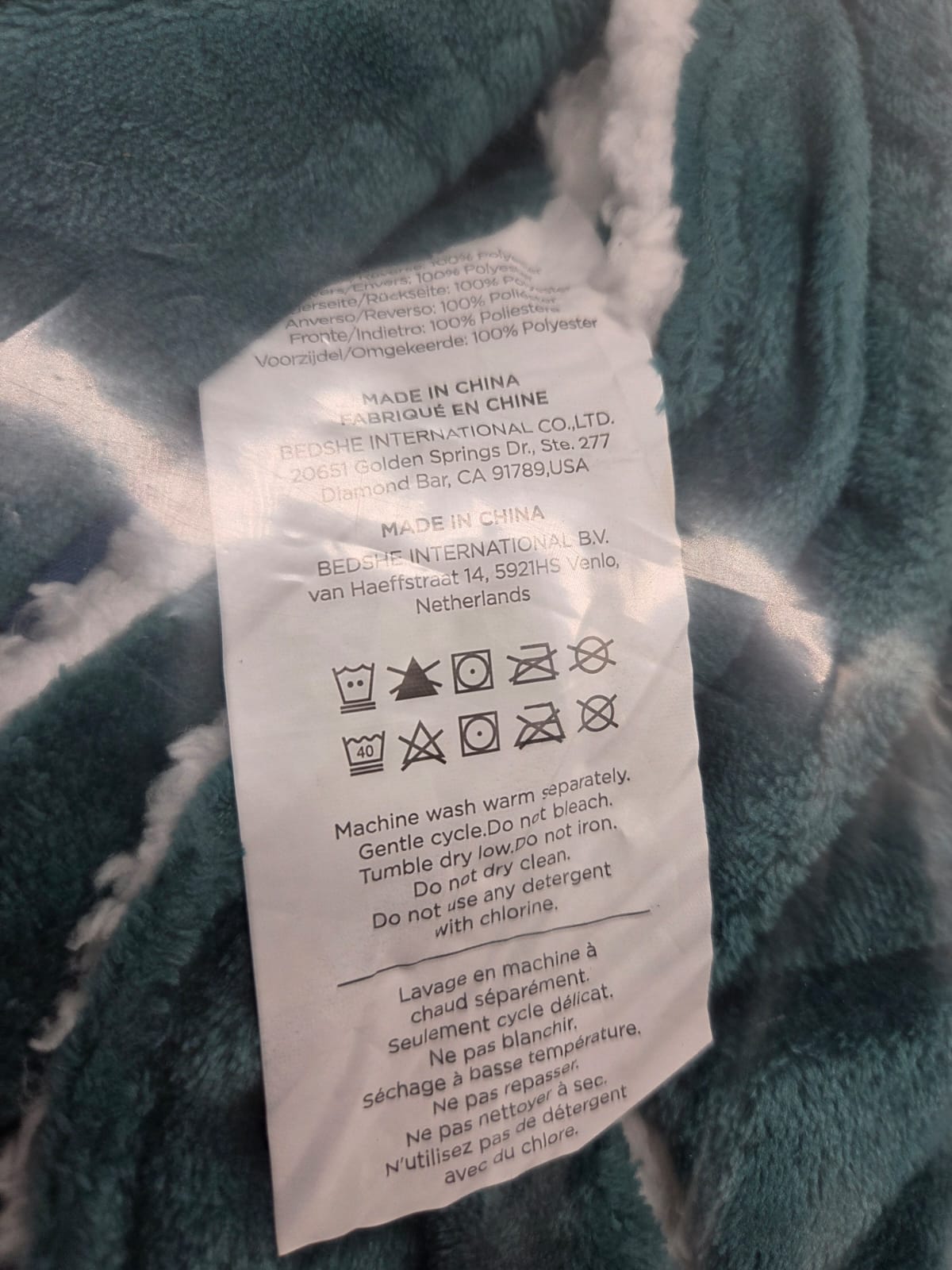 🛏️ BEDSURE Sherpa Kuscheldecke 220x240cm – B-Ware!