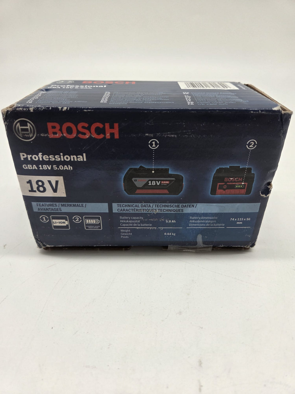 🔋 BOSCH GBA 18V 5,0Ah Akku – B-Ware!