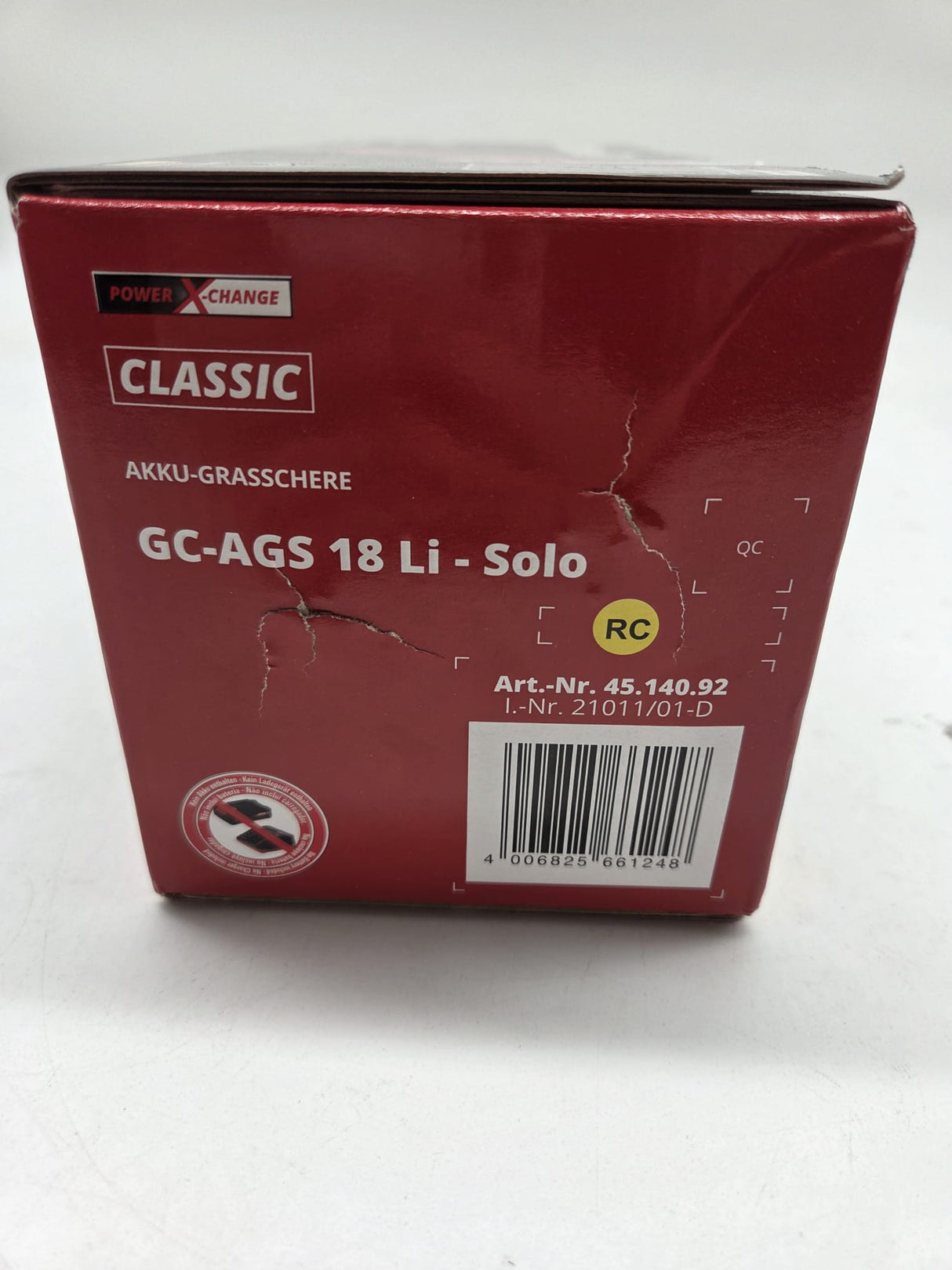 🌿 Einhell Akku-Grasschere GC-AGS 18 Li – Solo – B-Ware!