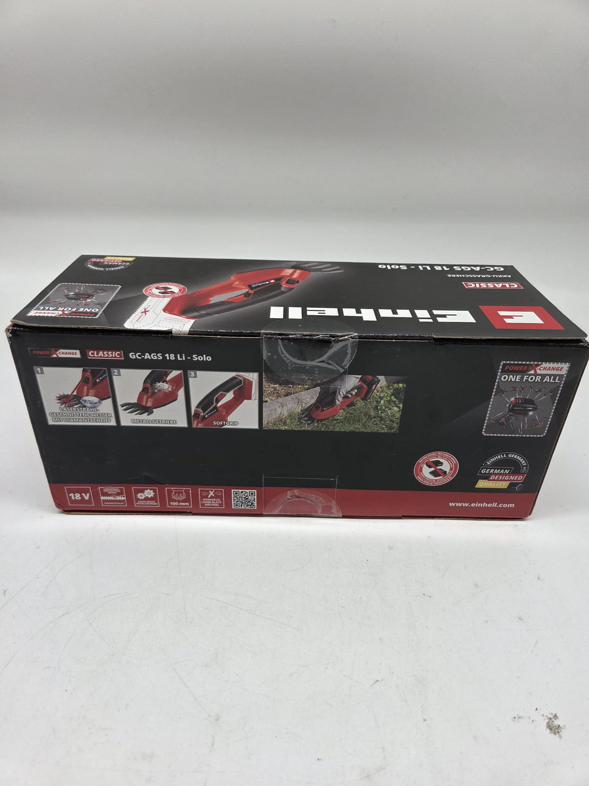 🌿 Einhell Akku-Grasschere GC-AGS 18 Li – Solo – B-Ware!