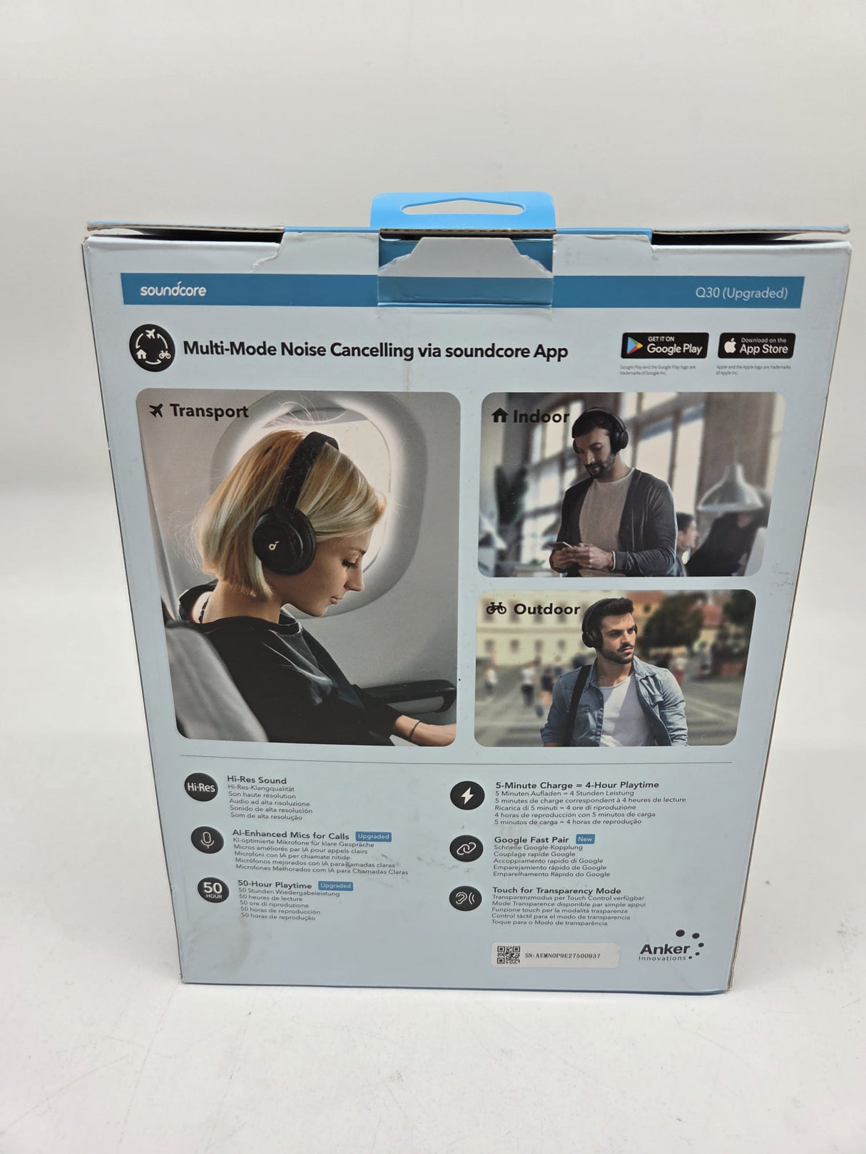 🎧 Soundcore Q30 (Upgraded) ANC Kopfhörer (B-Ware)