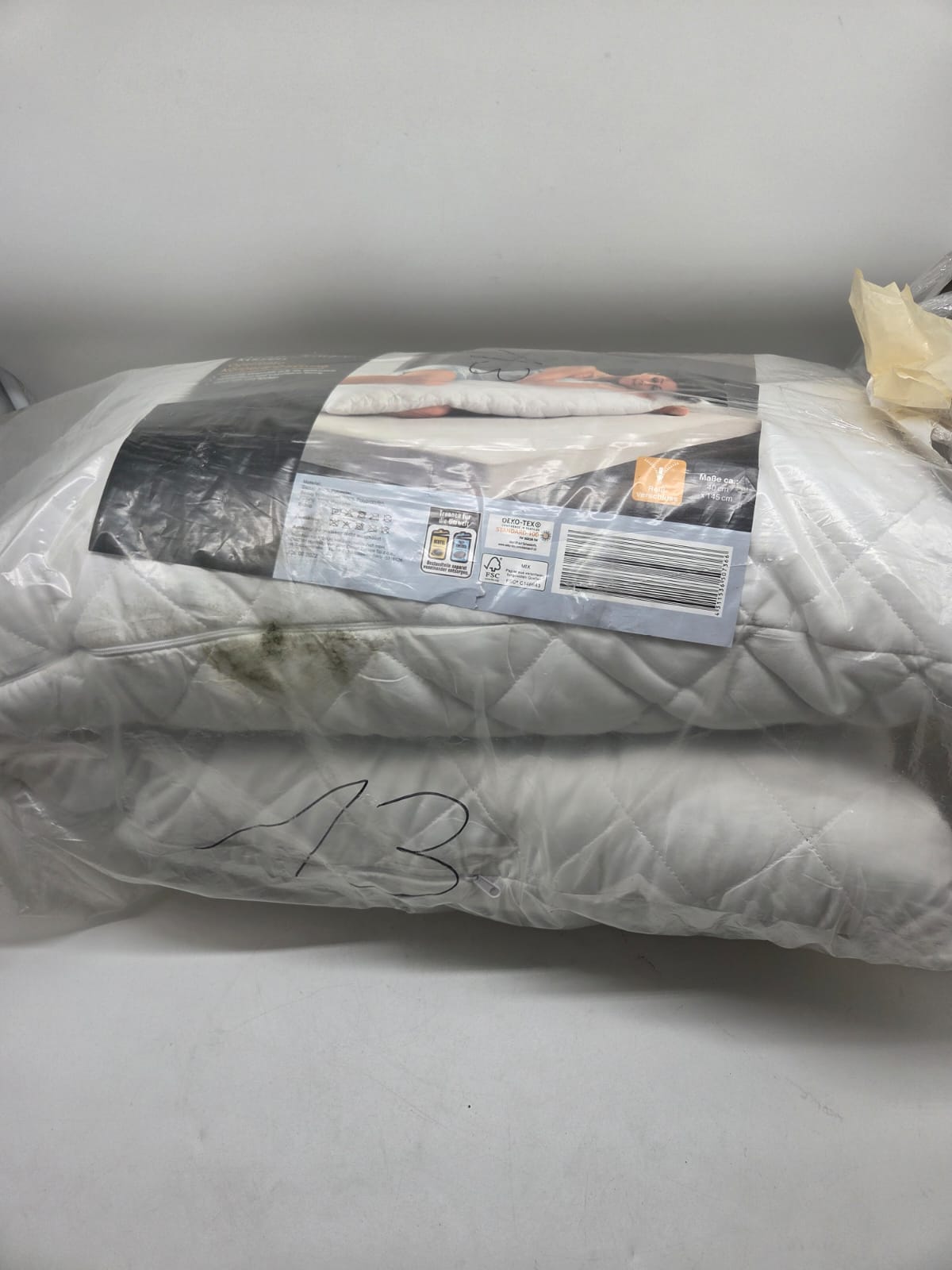 🛌 Dekor Seitenschläferkissen 40×145 cm – B-Ware