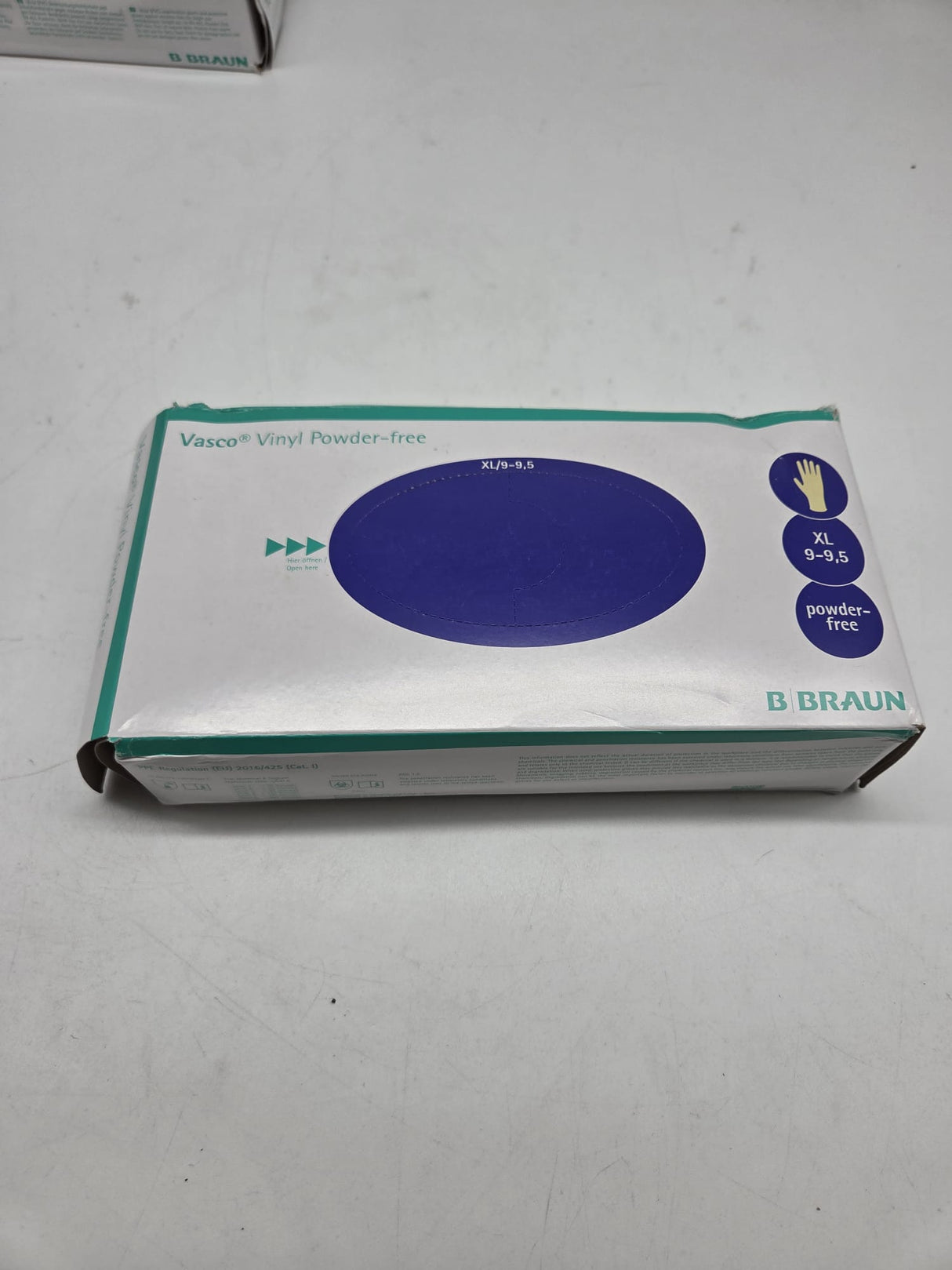 🧤 B. Braun Vasco® Vinyl Handschuhe XL (B-Ware)