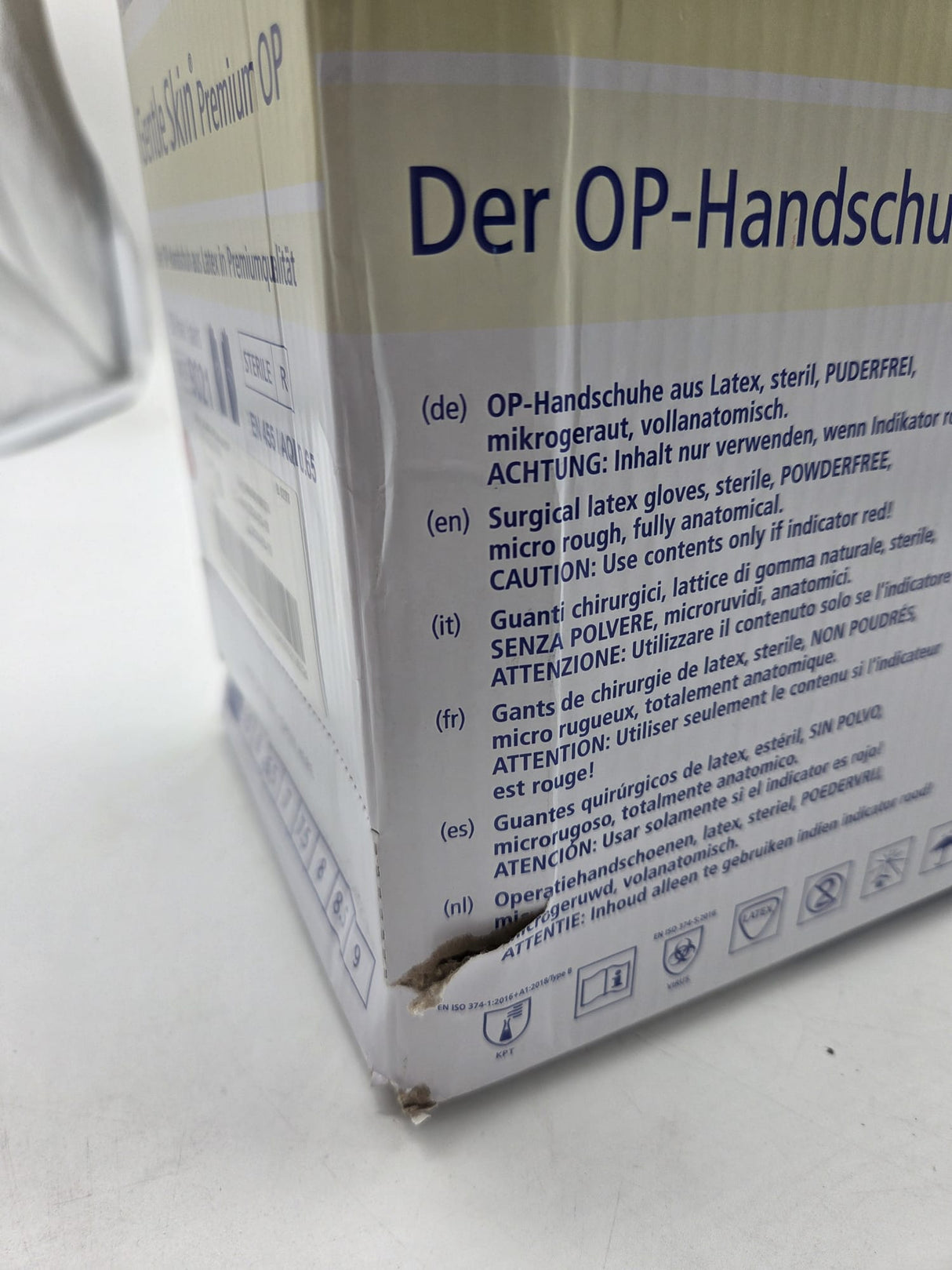 🧤 Gentle Skin OP-Handschuhe Gr. 8 - 50 St. (B-Ware)