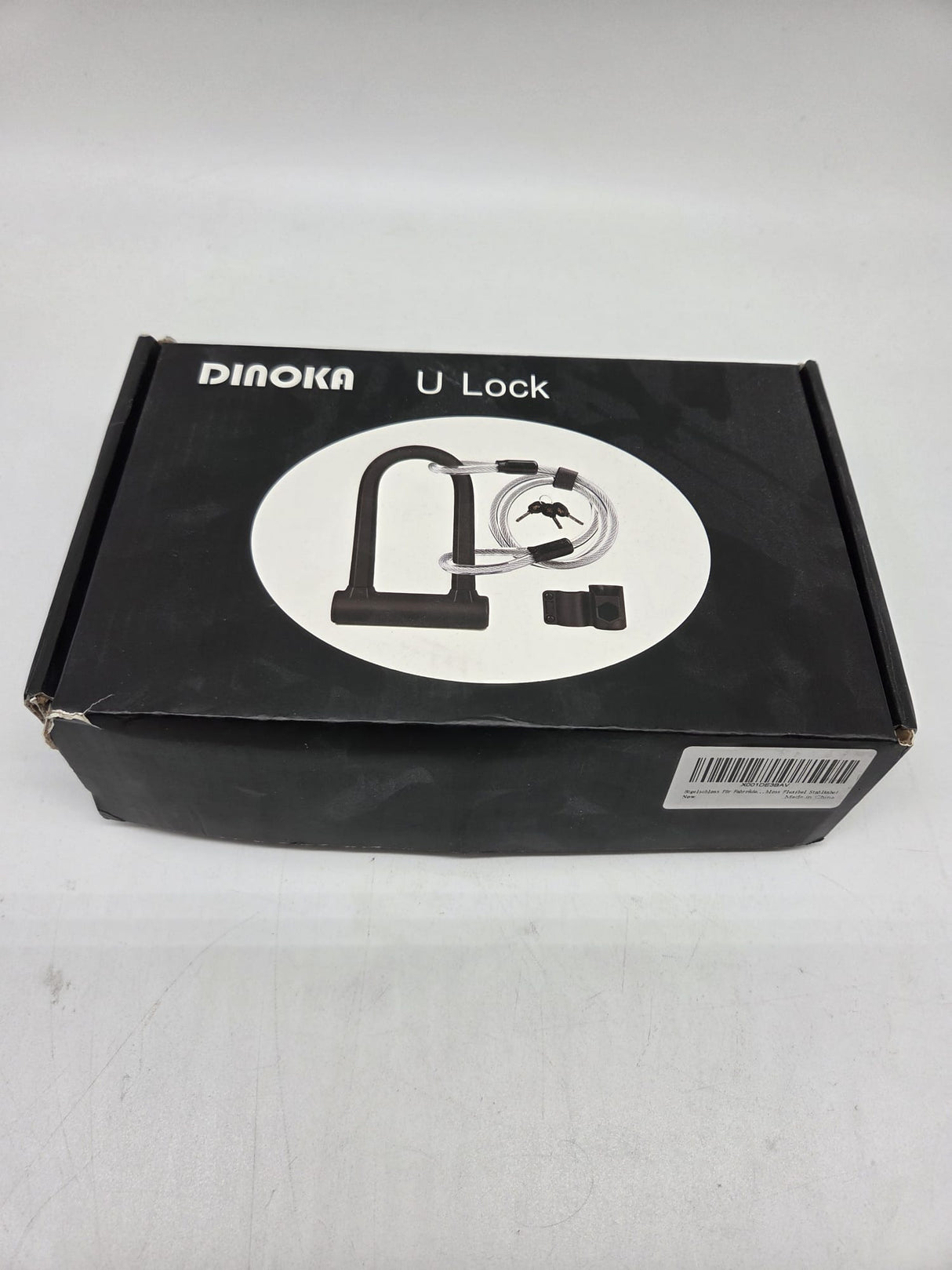 🔒 DINOKA Fahrrad U-Schloss + Kabel – B-Ware!