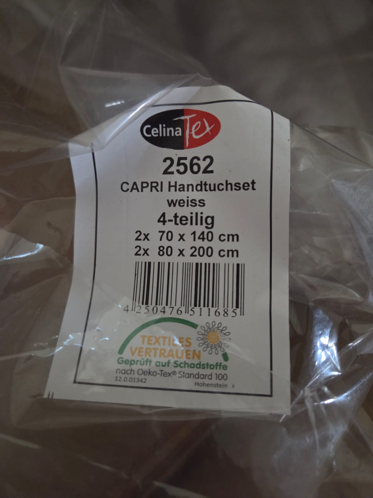 🛁 CelinaTex CAPRI Handtuch-Set - B-Ware!