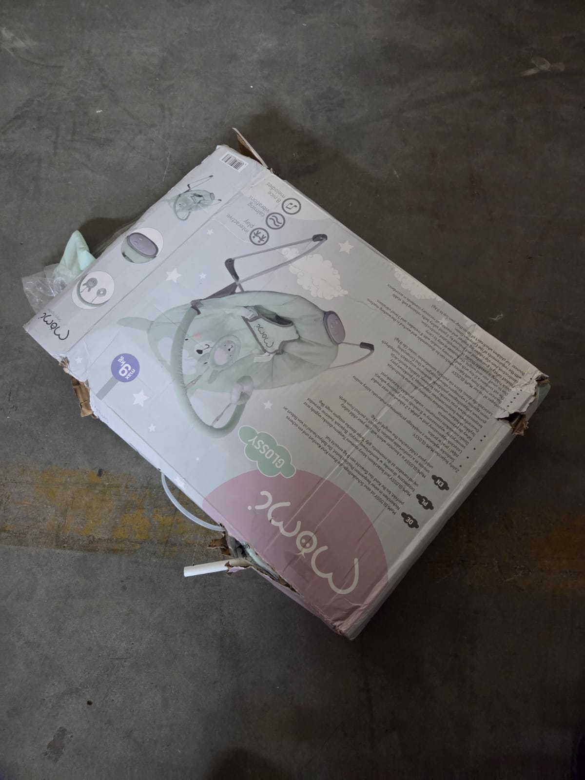 👶 MoMi GLOSSY Babyliege MINZE - B-Ware!