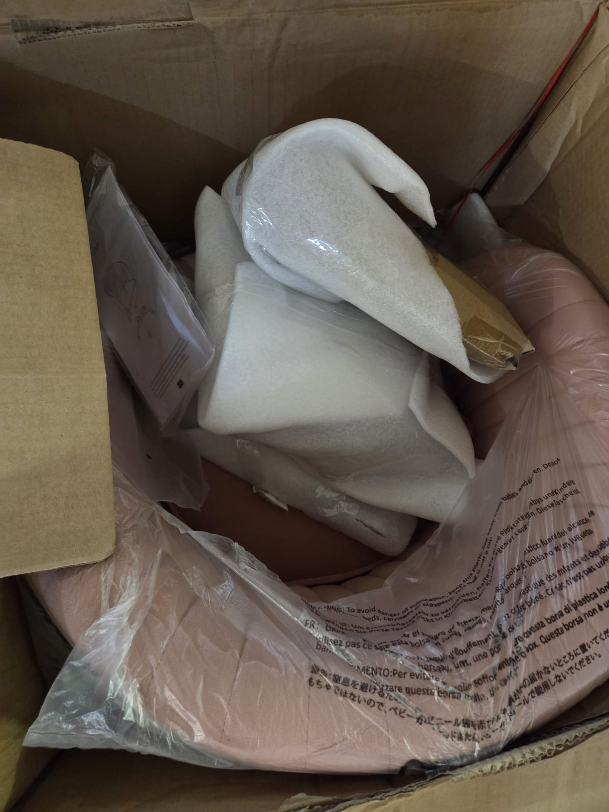 🪑 Yaheetech Drehstuhl ARA77 Hellrosa