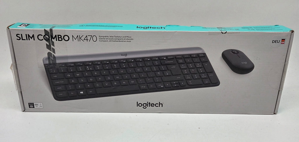 💻 Logitech MK470 Slim Combo – Graphit, DE-Layout (B-Ware)