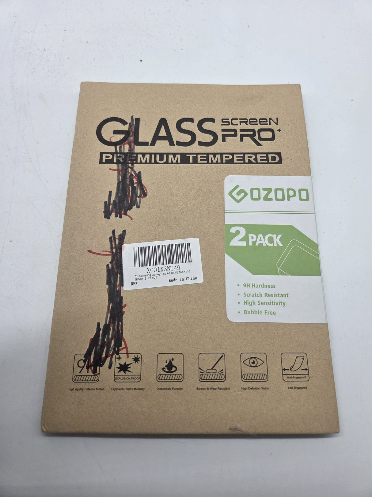 📱 ProCase 2x Schutzfolie – Gehärtetes Glas für Galaxy Tab A9 & A11 (2023/2025) (B-Ware)