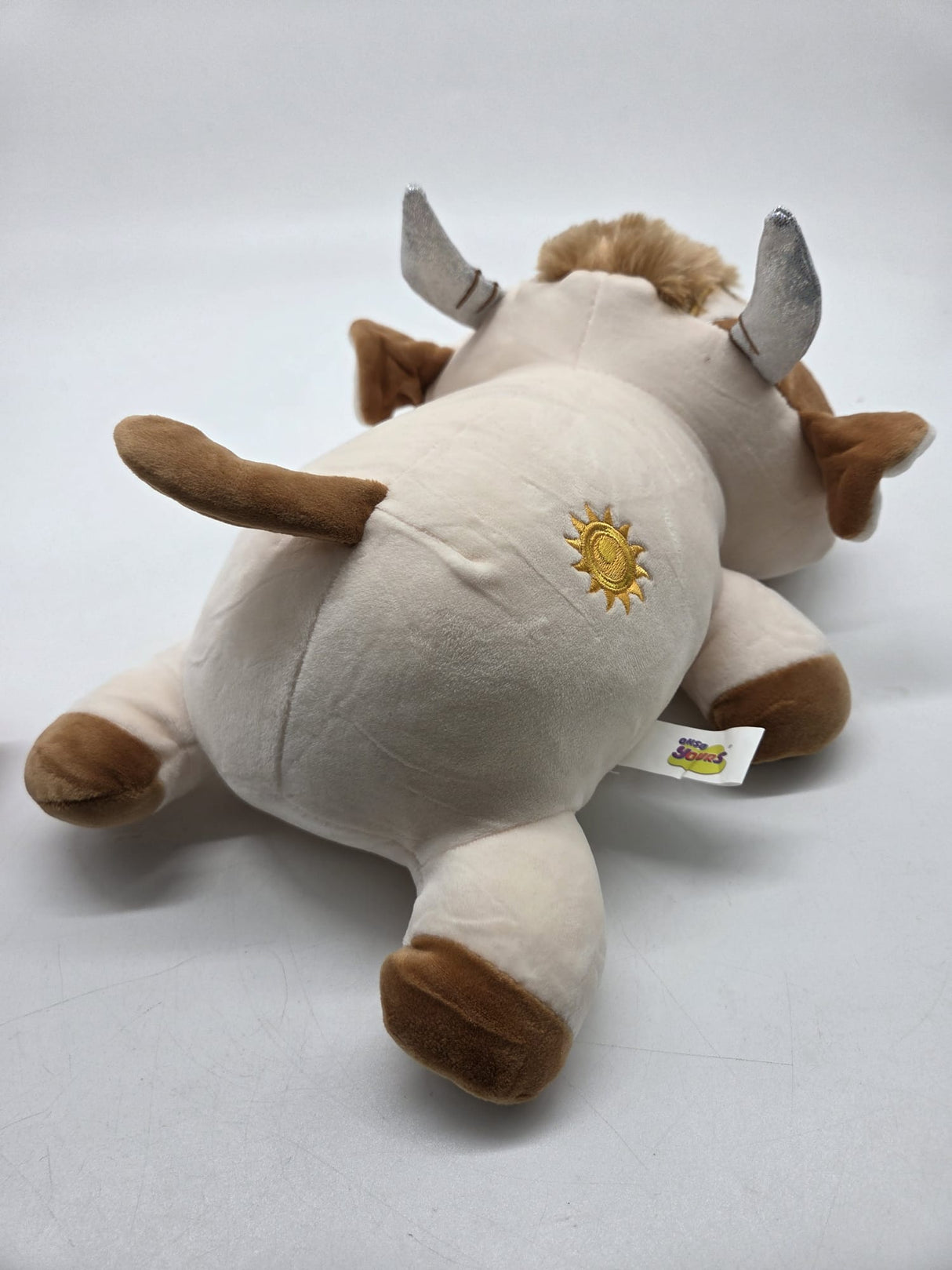 Onsoyours Kuscheltier – Highland Cow „Amber“ (White, 12")