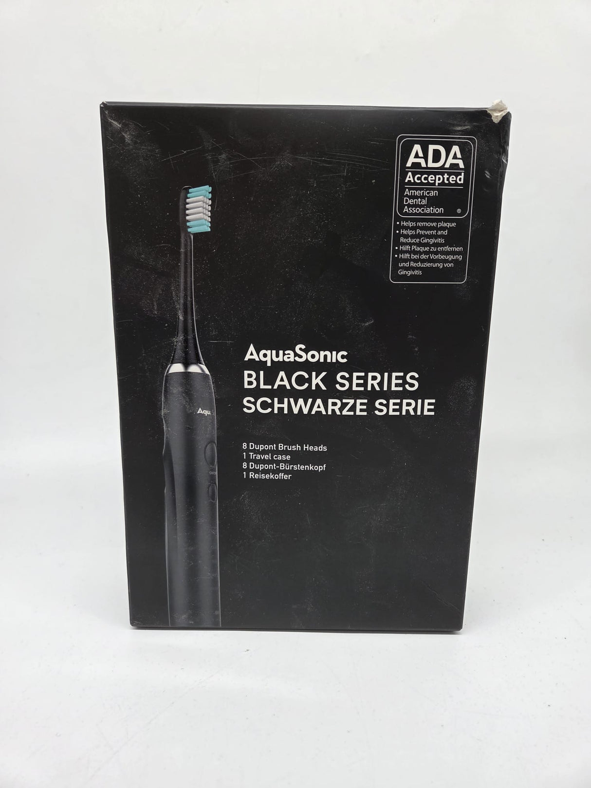 Aquasonic Black Series Ultra Whitening Toothbrush (B-Ware)