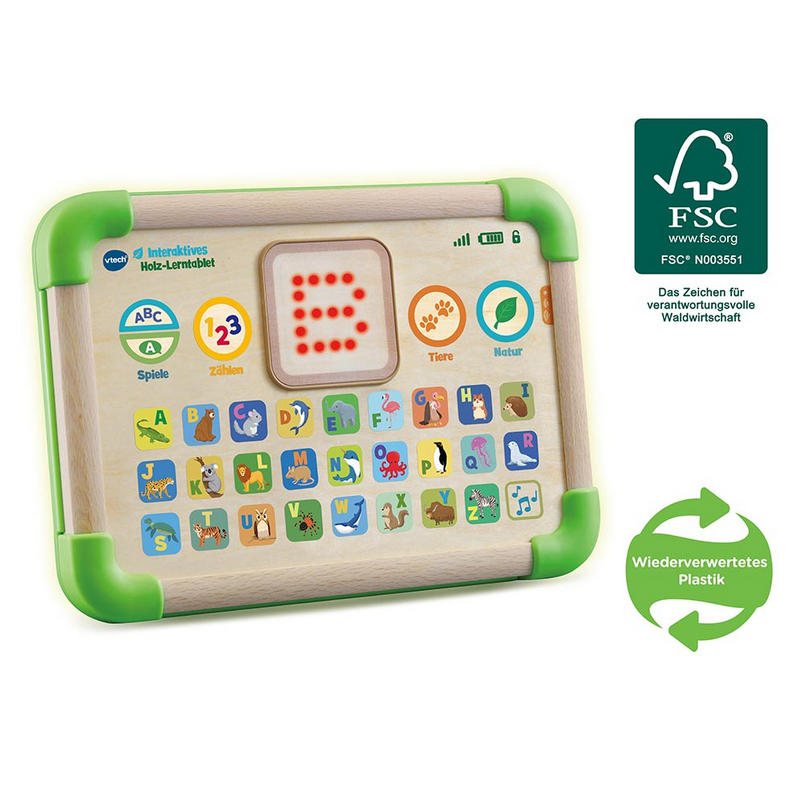 📱 VTech Baby Interaktives Holz-Lerntablet - B-Ware!