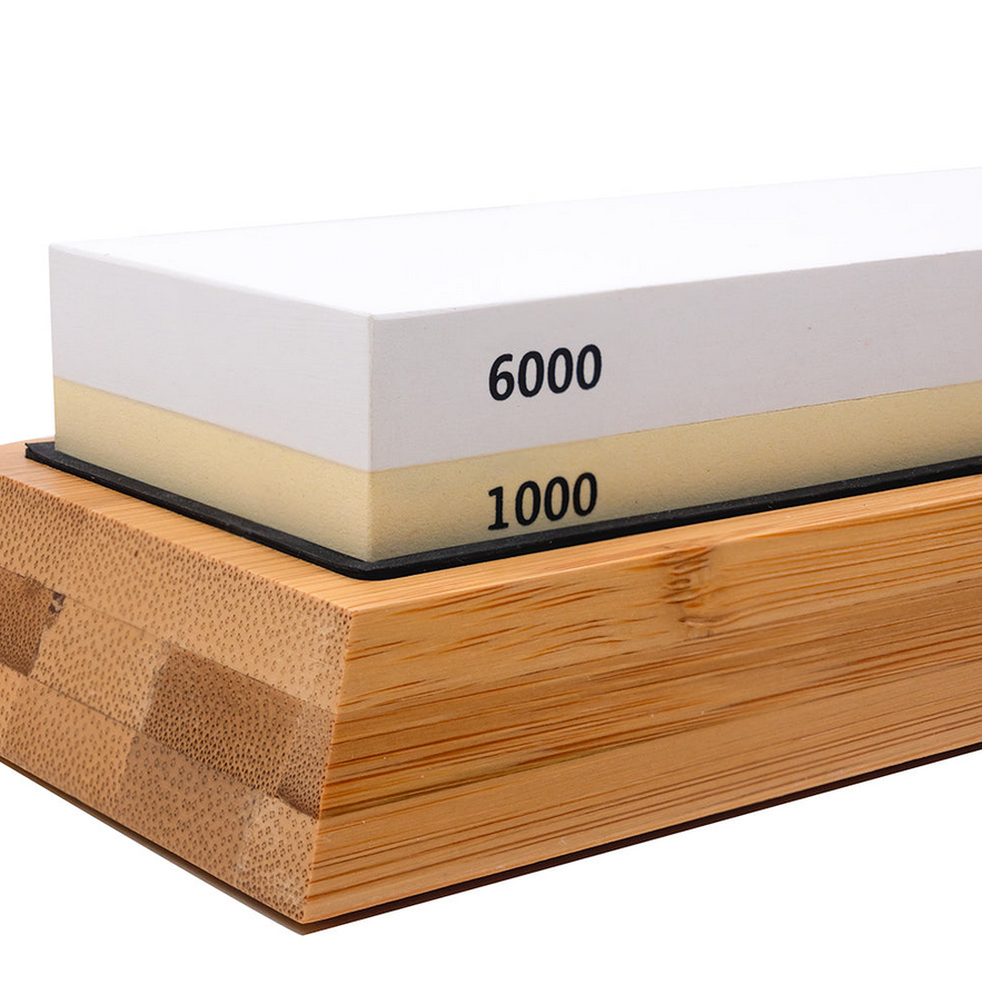 🔪 Klamer Schleifstein 1000/6000 mit Klingenschiene