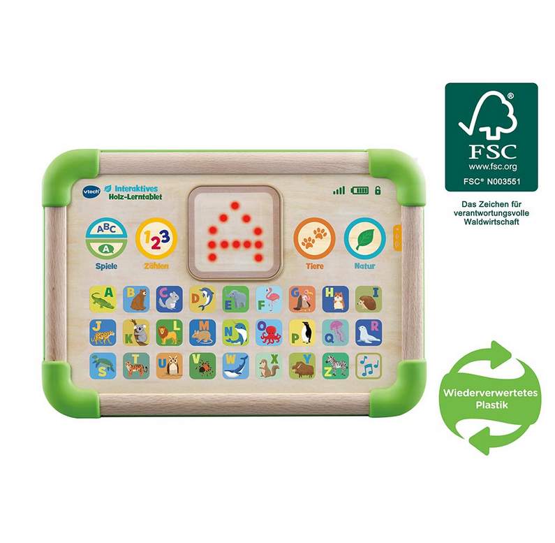 📱 VTech Baby Interaktives Holz-Lerntablet - B-Ware!