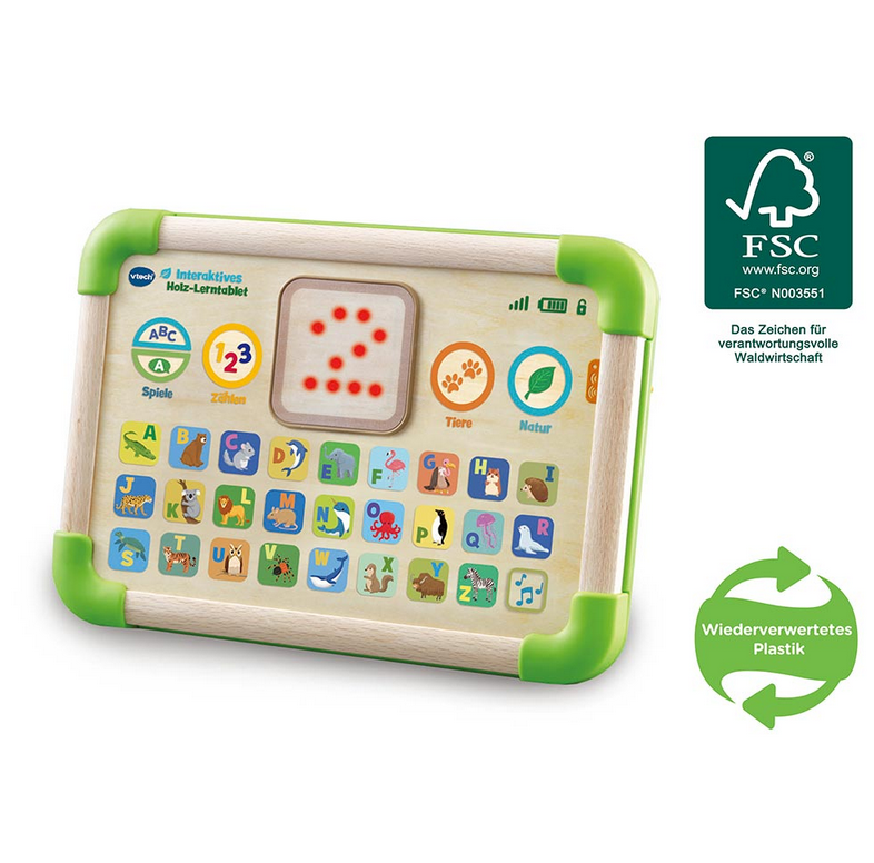 📱 VTech Baby Interaktives Holz-Lerntablet - B-Ware!