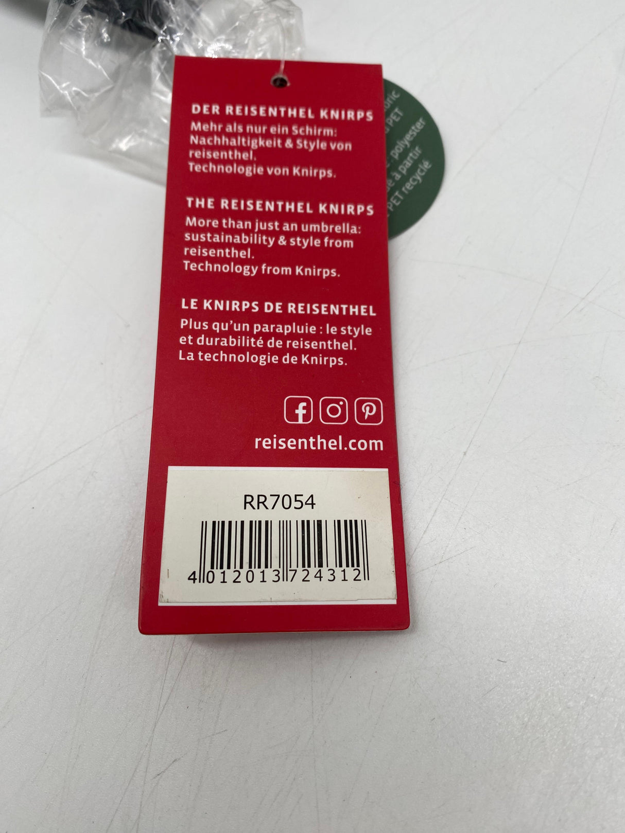 ☔ Reisenthel/Knirps umbrella pocket duomatic – signature navy - NEU