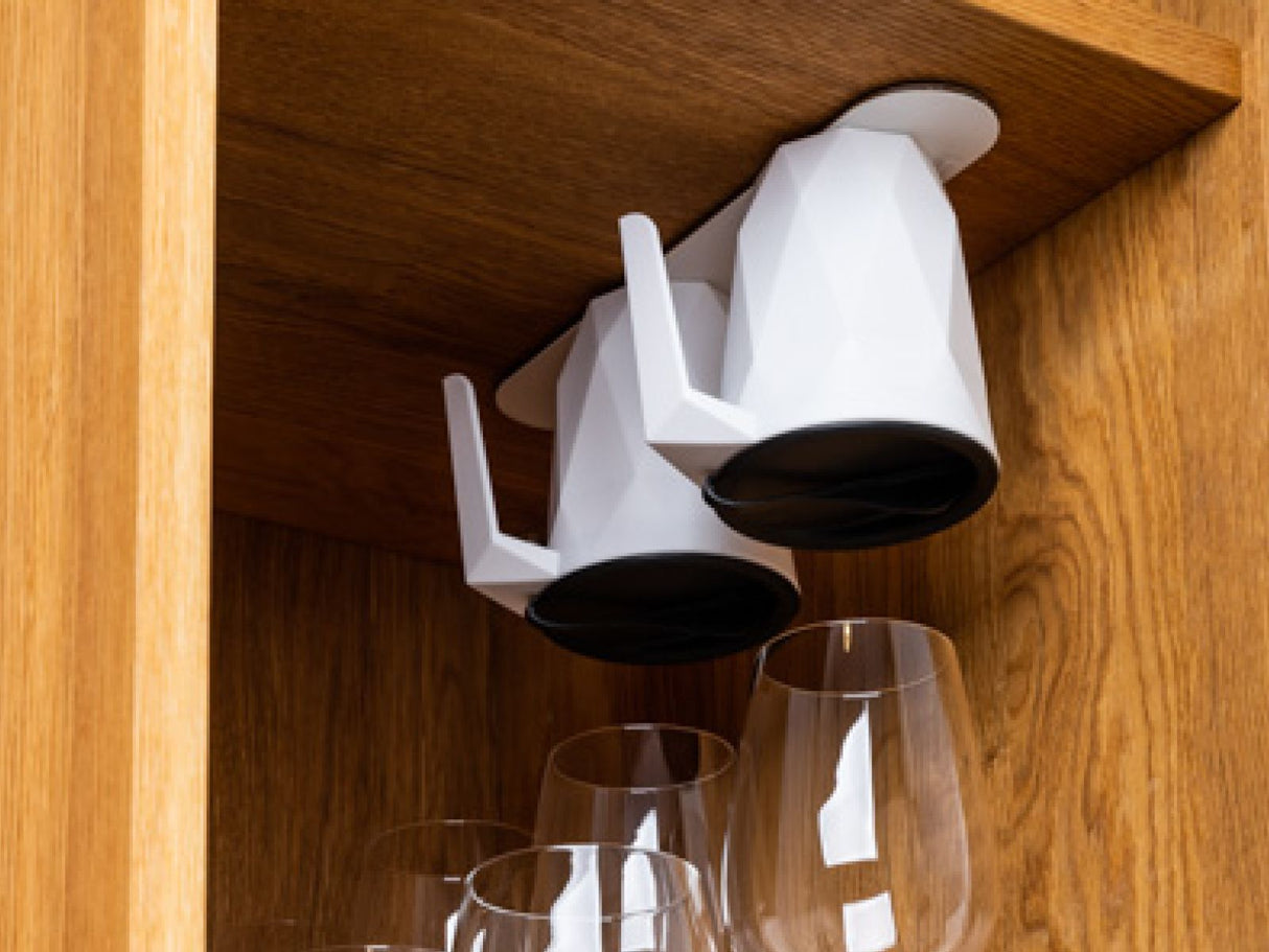 Silwy Magnet-Metallleiste 25 cm – Weiß