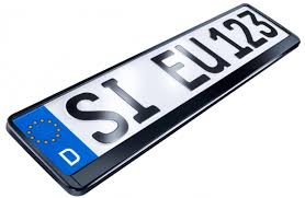 Erich Utsch AG Kennzeichenhalter ERUSTAR Schwarz