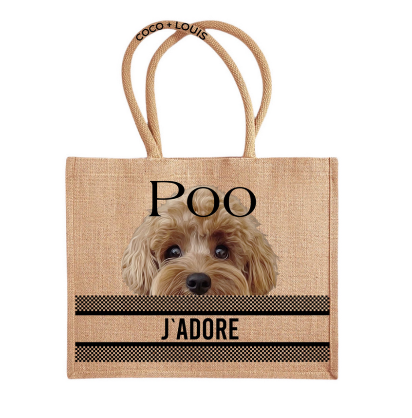 👜 COCO + LOUIS Jute Shopper „Poo“