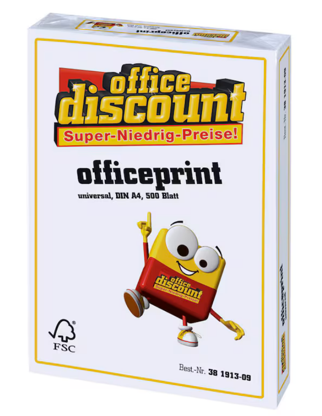 📄 office discount Kopierpapier A4 80 g/m²