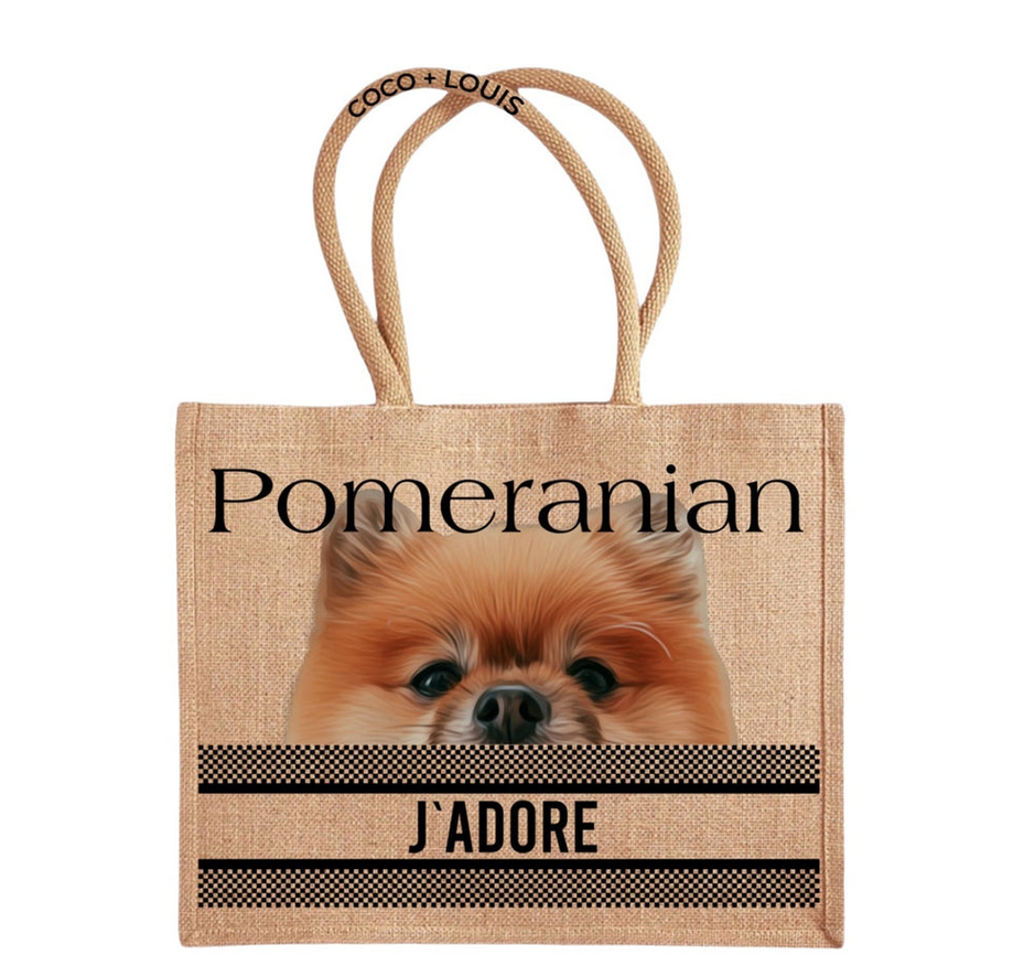 👜 COCO + LOUIS Jute Shopper „Pomeranian“