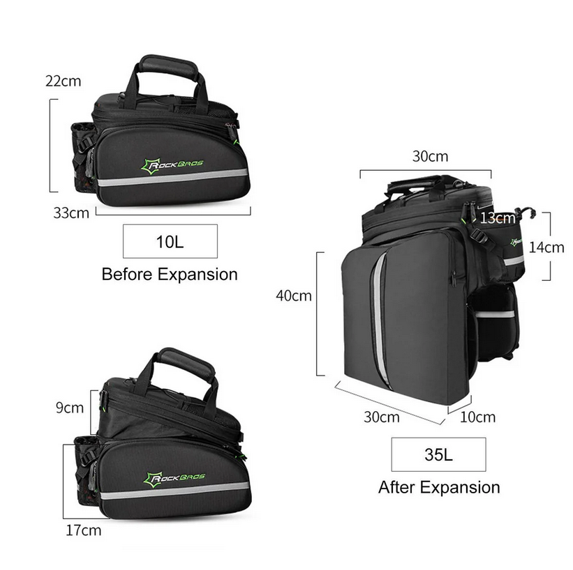 🚴♂️ ROCKBROS Gepäckträgertasche