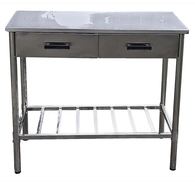 🔪 J.W. Edelstahl-Arbeitstisch 100x50,5cm