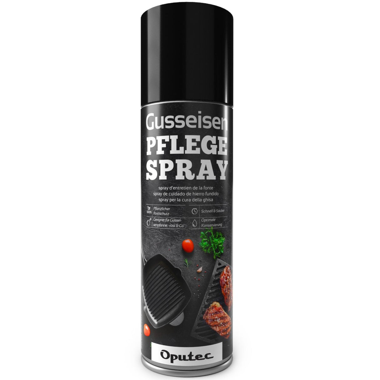 🥘 Oputec Gusseisen-Pflegespray 500ml