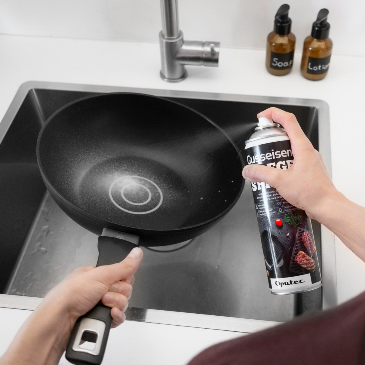 🥘 Oputec Gusseisen-Pflegespray 500ml