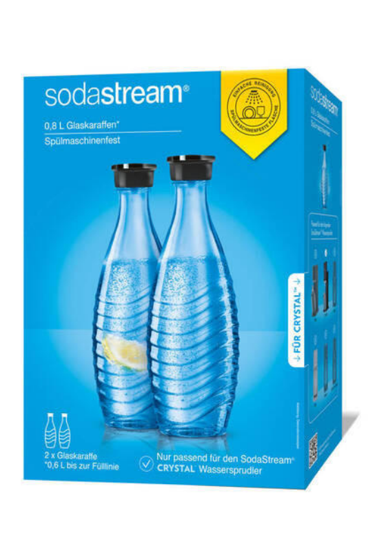 🥤 SodaStream Glaskaraffen 2er-Set