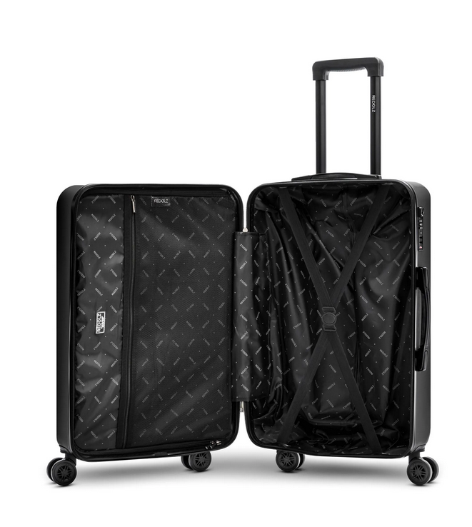 🧳 REDOLZ Kofferset 3-teilig – Schwarz