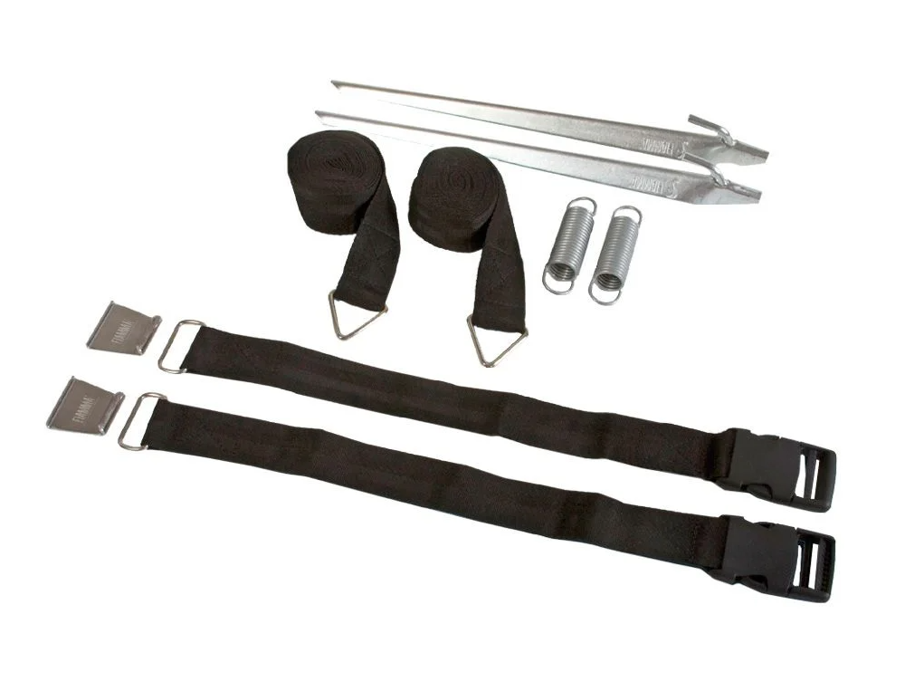 🌟 Fiamma Tie Down S Ankerbänder – Schwarz – B-Ware