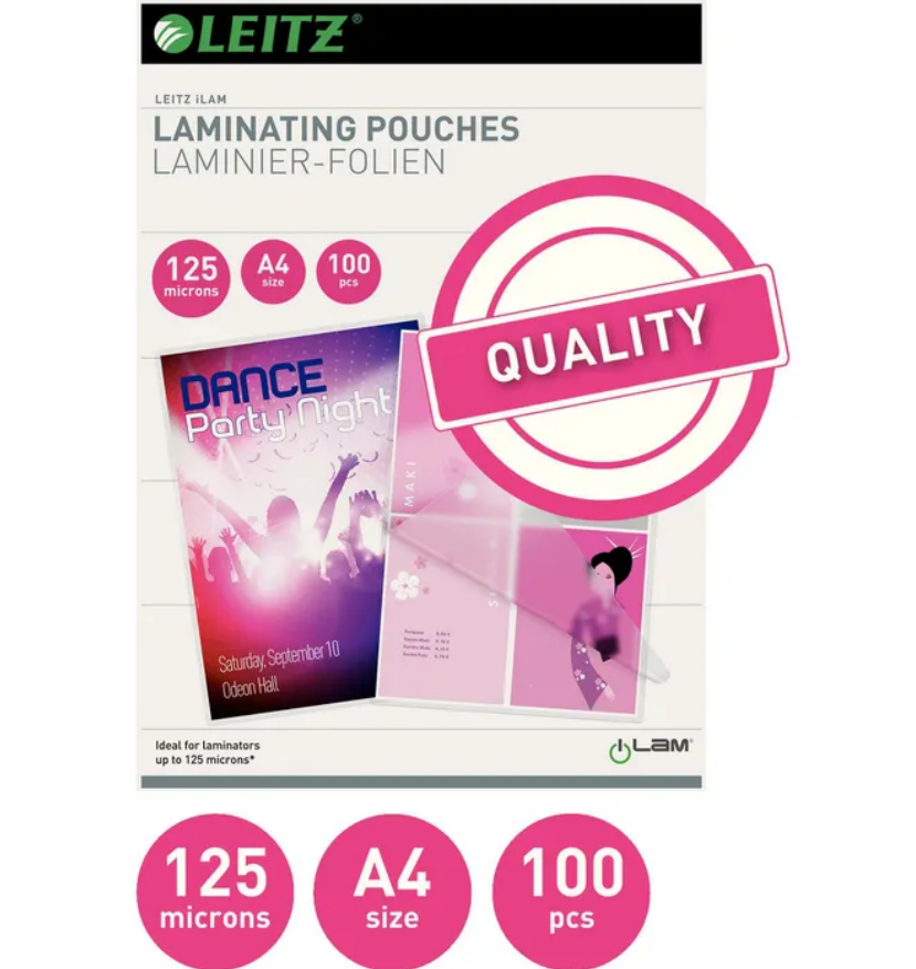 📄 Leitz 33808 iLAM Laminierfolien A4