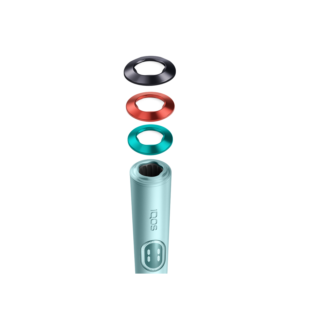 🎨 IQOS ILUMA i / i PRIME Pixel Perfect Ring Set – Statement-Farben - B-Ware