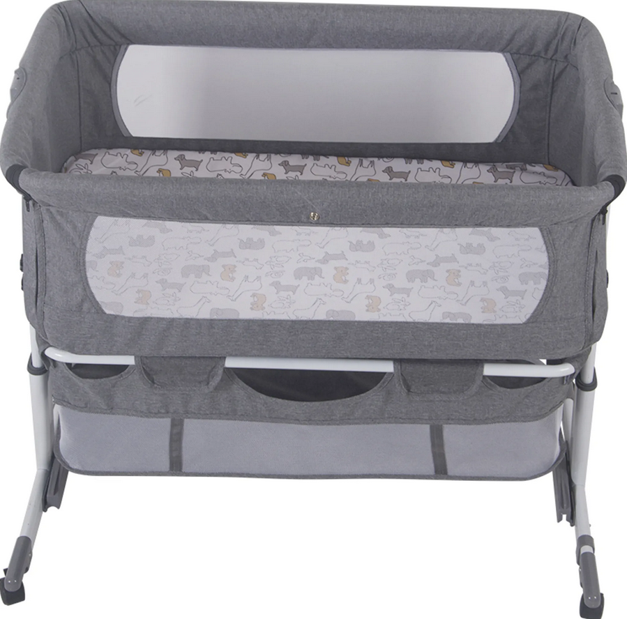 👶 WYCTIN Babywiege/Stubenwagen grau