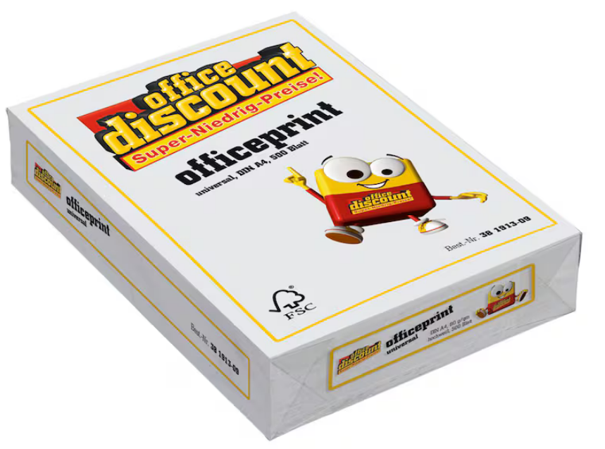 📄 office discount Kopierpapier A4 80 g/m²