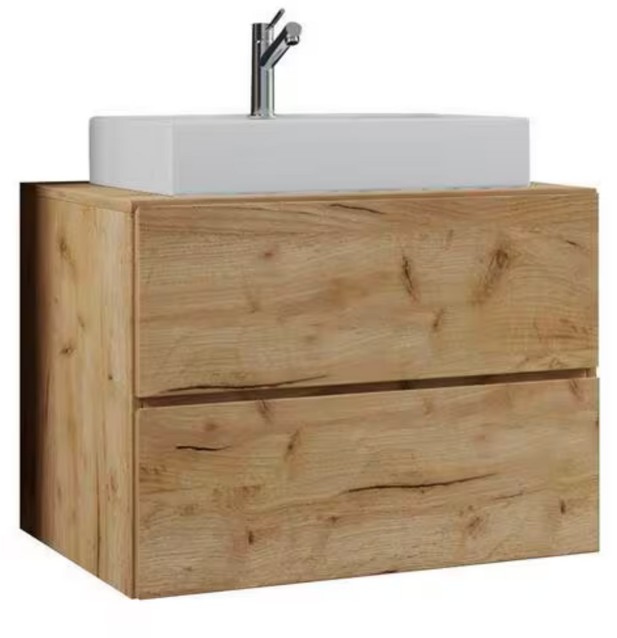 🚿 VCM Waschtischkombination 80cm Honigeiche