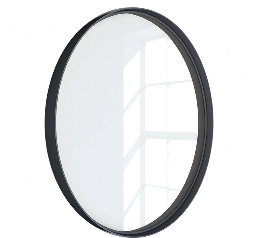 🪞 Randal Wandspiegel Ø 60 cm Schwarz
