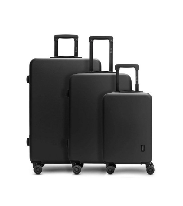 🧳 REDOLZ Kofferset 3-teilig – Schwarz