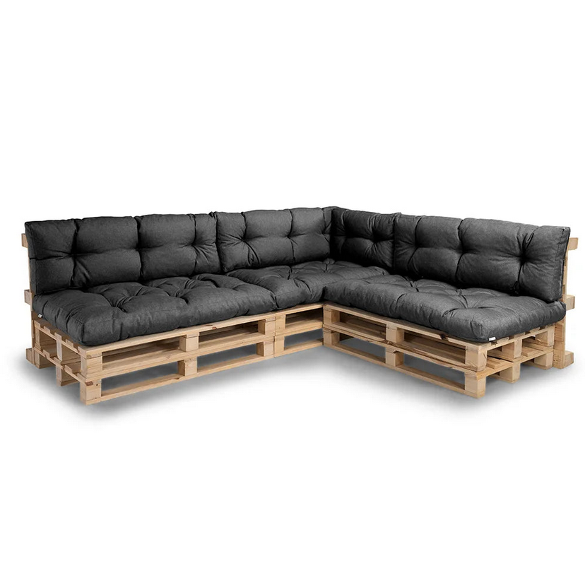 🪑 GuteKissen Palettenkissen-Set (120x40cm, 120x80cm)