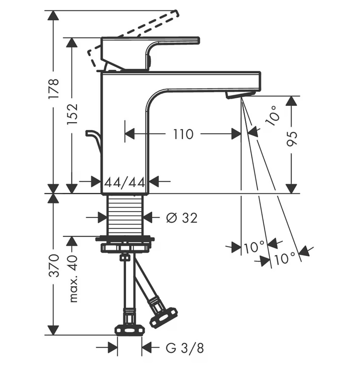 🚿 hansgrohe Vernis Shape 100