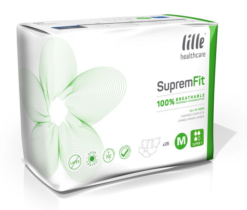 LILLE Suprem Fit SUPER – Inkontinenzwindeln, Medium (M), 22 Stück