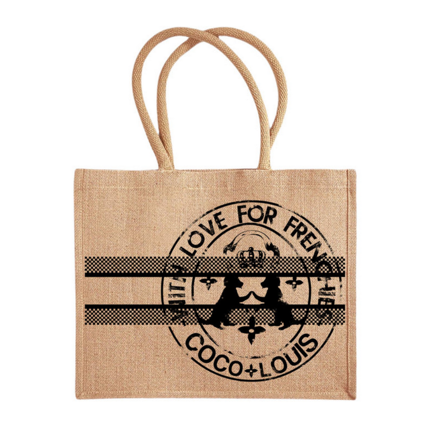 👜 COCO + LOUIS Jute Shopper „Magyar Vizsla“