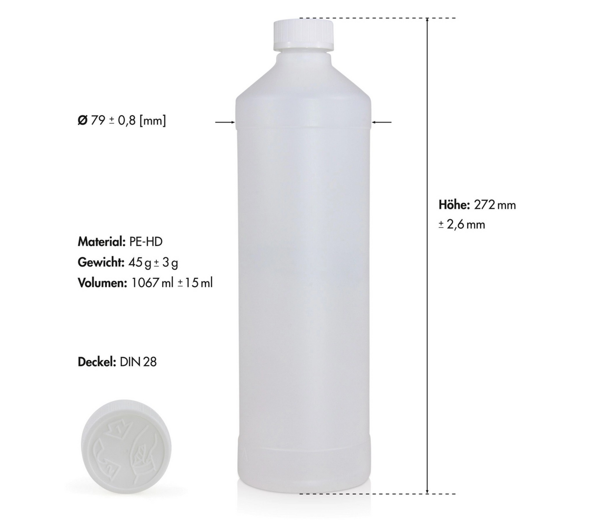 🔥 Flambiol Bioethanol 96,6 % – 1L Flasche